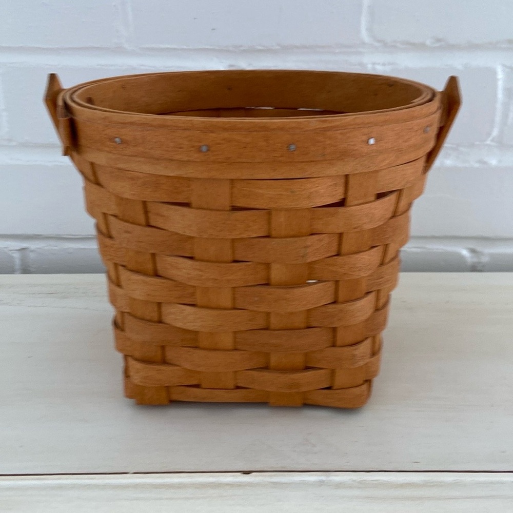 Handmade Longaberger Basket 1994 With Handle